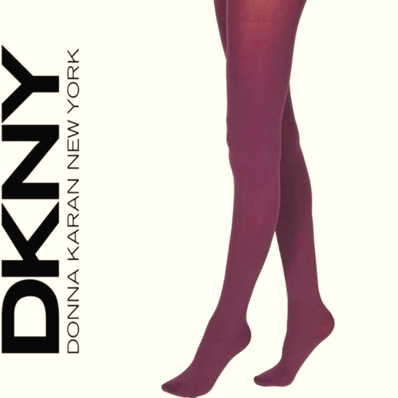 Dkny Accessories New Dkny Opaque Footed Tights Poshmark